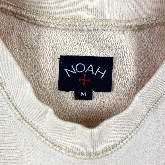 Noah NYC Sweatshirt Adult Small Pink Embroidered Crewneck Pullover Terry Cotton - Picture 5 of 12